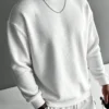 6ad2ef9489c74.webp Men's Casual Daily Commute Versatile Textured Solid Color Crew Neck Top