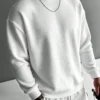 6ad2ef9f1a550.webp Men's Casual Daily Commute Versatile Textured Solid Color Crew Neck Top