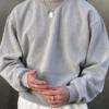6ad2efe87089e.webp Men's Vintage Washed Crew Neck Sweatshirt
