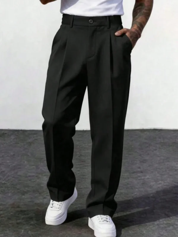 6ad2f69908297.webp Men's Autumn Casual Business Banquet Fashion Minimalist Versatile Formal Suit Pants