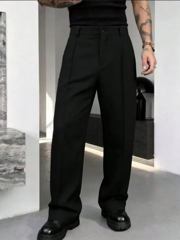 6ad2f69ac3bb4.webp Men's Autumn Casual Business Banquet Fashion Minimalist Versatile Formal Suit Pants
