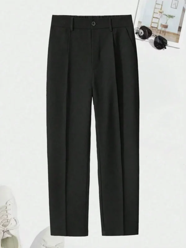 6ad2f69e169b3.webp Men's Autumn Casual Business Banquet Fashion Minimalist Versatile Formal Suit Pants