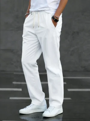 6ad2f6bbdd2d3.webp Manfinity Roughcore Men's Drawstring Waist Pockets Straight Loose Casual Pants