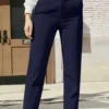 6ad2fdb1493e0.webp High Waist Double Button Design Long Pants For School And Commute