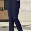 6ad2fdb5446fb.webp High Waist Double Button Design Long Pants For School And Commute
