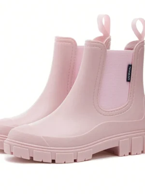 New Women's Elasticated Ankle Rain Boots