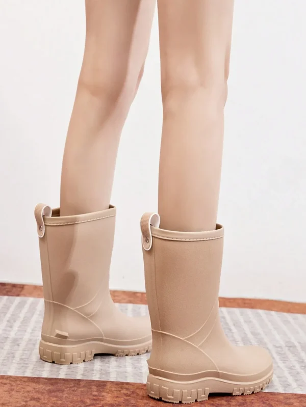 6ad3004378cd9.webp Women’s Solid Cute Casual Rain Boots