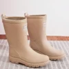 6ad3004784fef.webp Women’s Solid Cute Casual Rain Boots