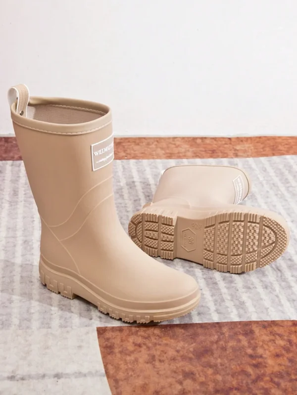 6ad30049b5919.webp Women’s Solid Cute Casual Rain Boots